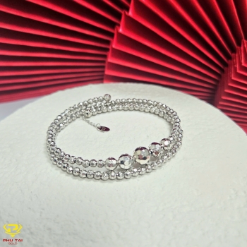 Lắc tay vàng trắng (mã LT 5112)